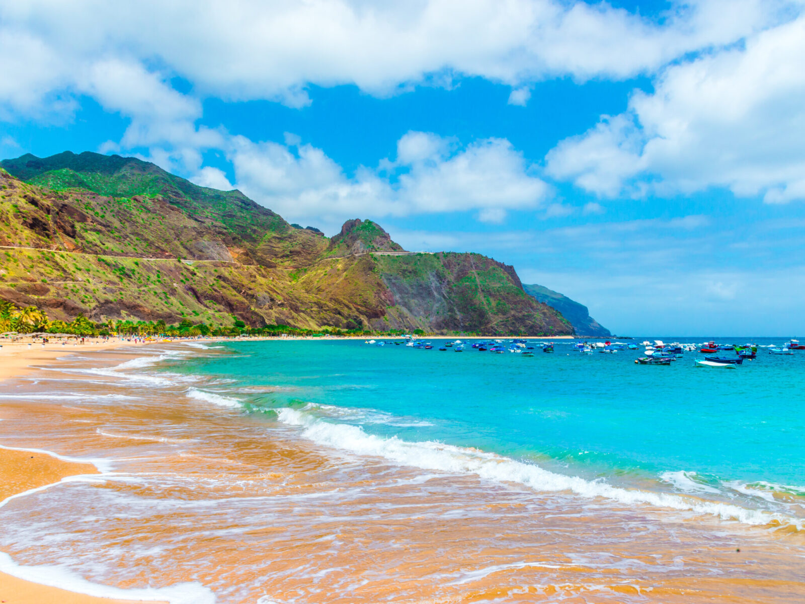 Las,Teresitas,Beach,,Tenerife,,Canary,Islands,,Spain.