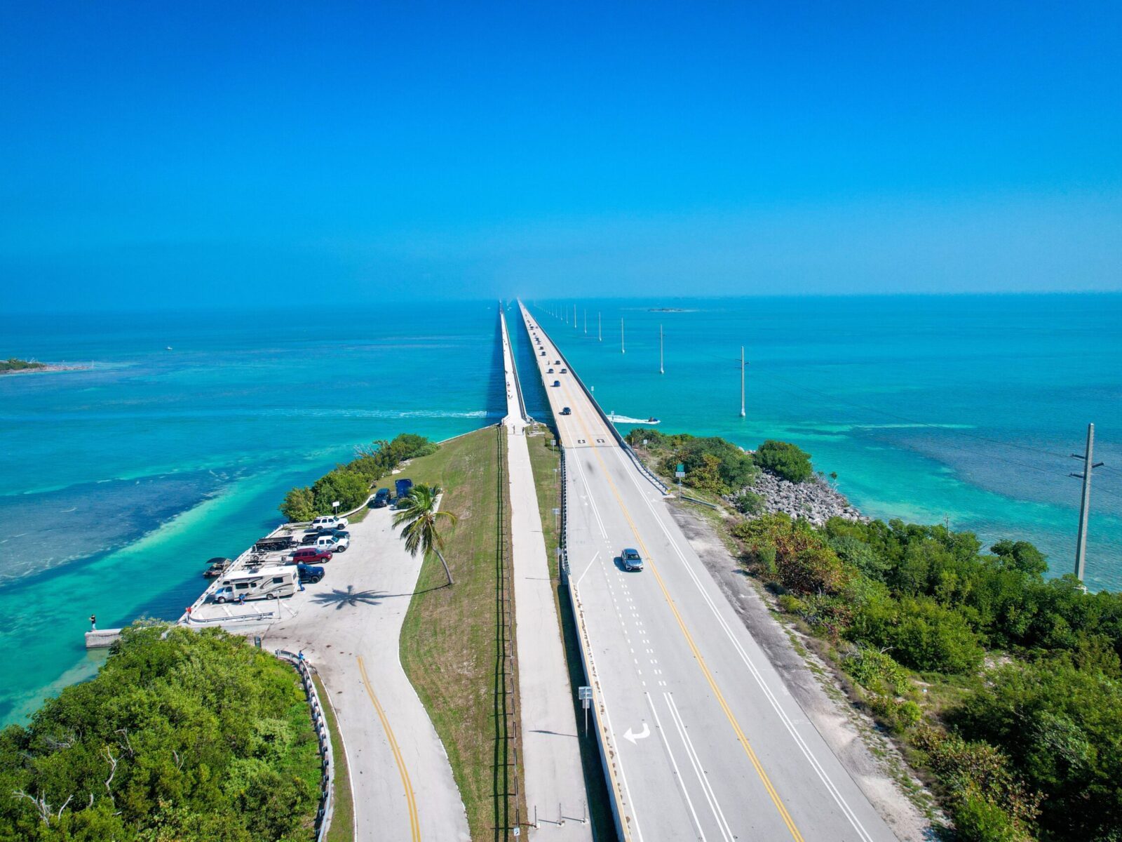 Overseas,Highway,To,Key,West,Island,,Florida,Keys,,Usa.,Aerial