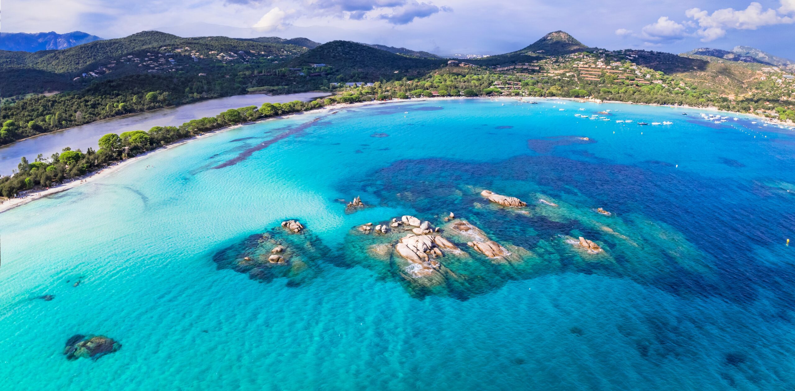Best,Beaches,Of,Corsica,Island,-,Aerial,View,Of,Beautiful