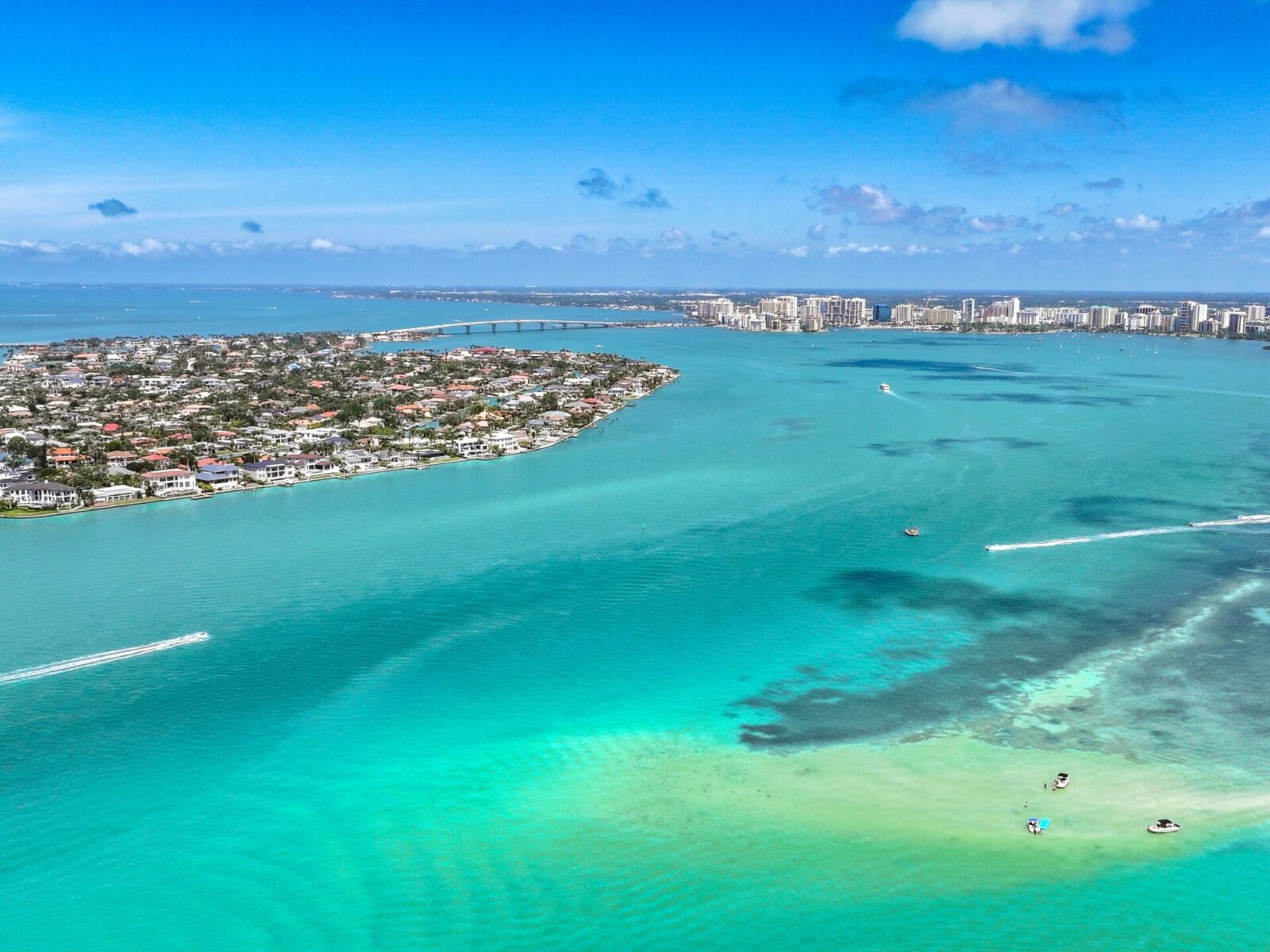 Sarasota,Florida,Usa,,Sarasota,Bay,,Bird,Key,From,The,Air