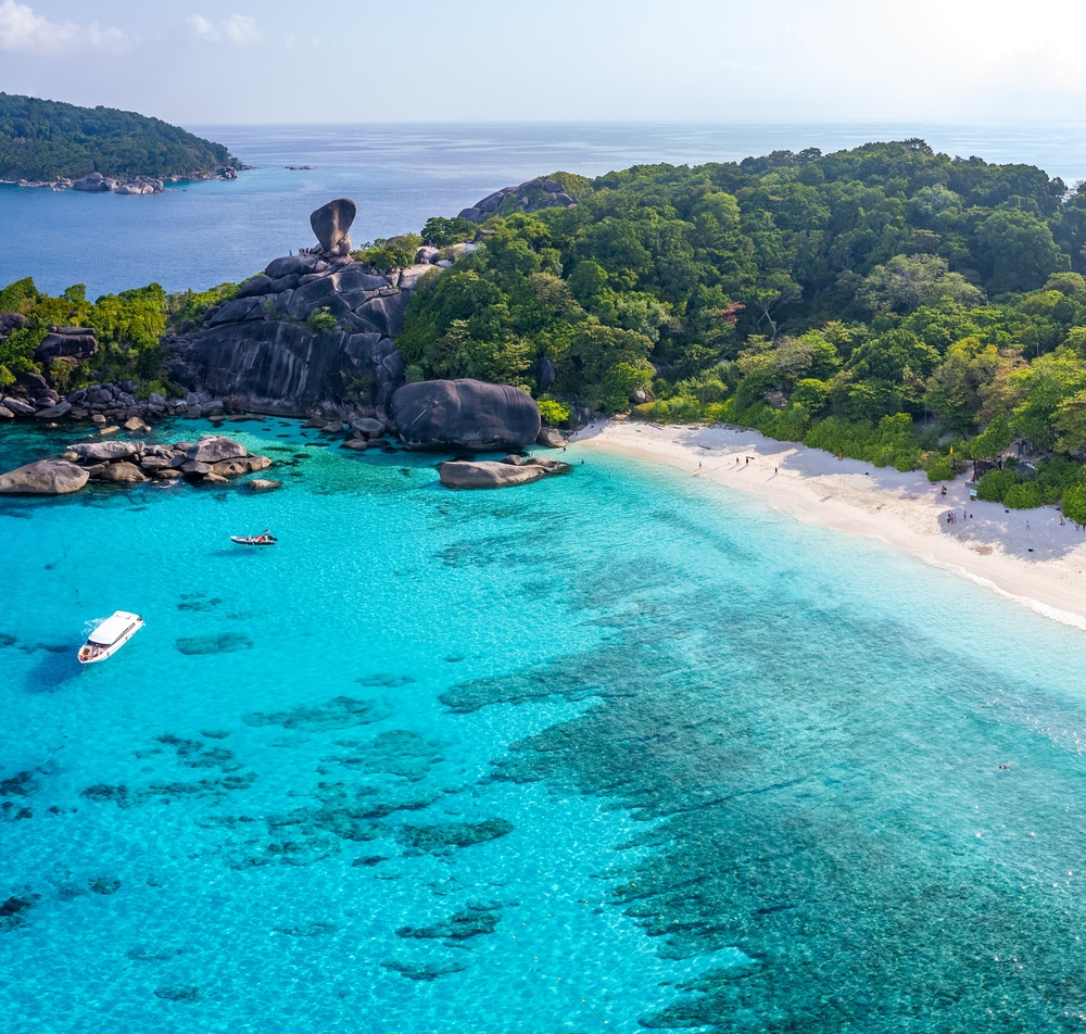 Aerial,View,Of,Similan,Island,In,Phang,Nga,,Thailand