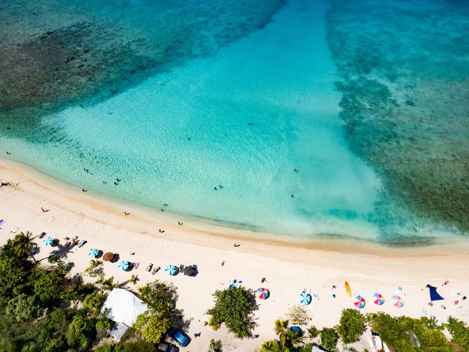 Aerial,View,Of,Smuggler’s,Bay,Beach,In,Tortola,,British,Virgin