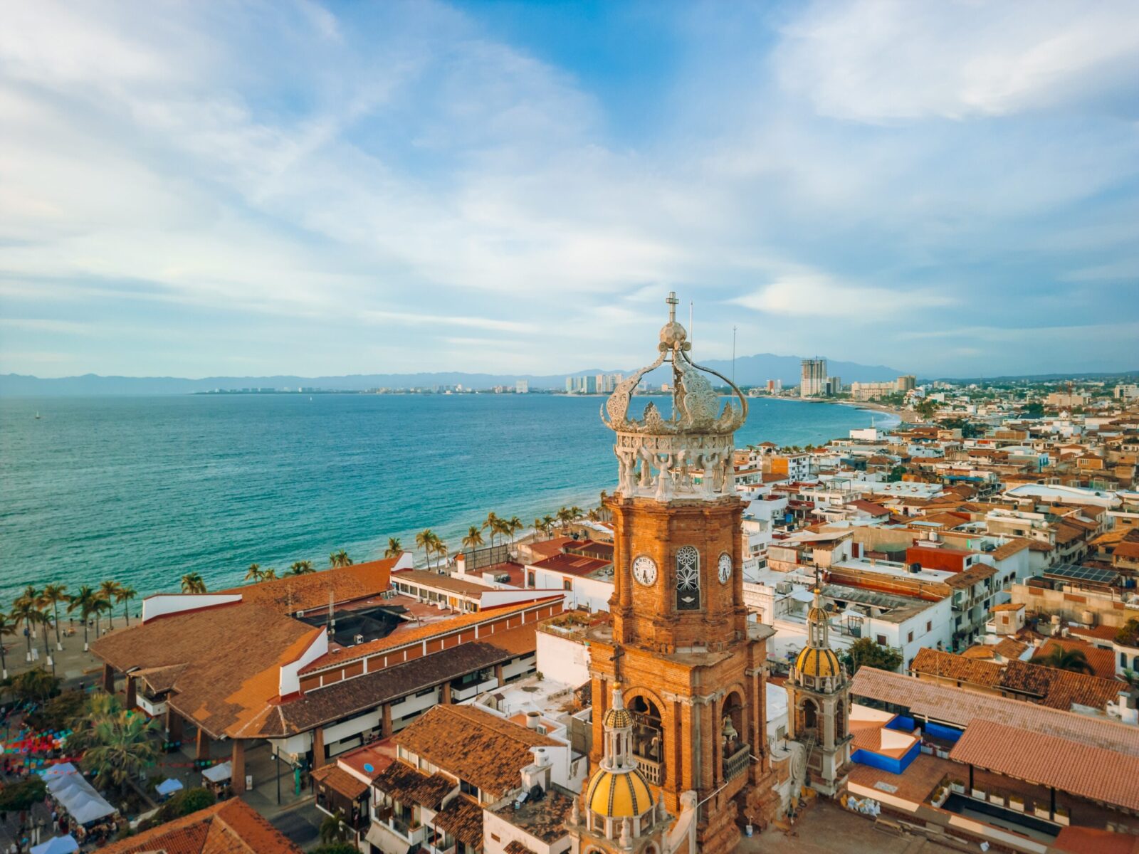 Aerial,View,Of,Our,Lady,Of,Guadalupe,Church,In,Puerto